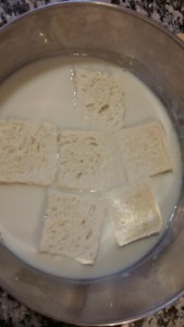 3 pan remojado en leche de soja